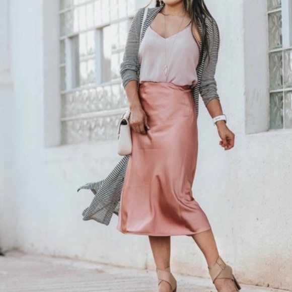 J. Crew Dresses & Skirts - J Crew Pull On Slip Skirt Warm Rose NWT